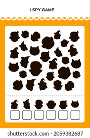Happy Halloween I SPY Math Game for kids with Shadow Monsters. Mathematical practice. Education Game for Children.