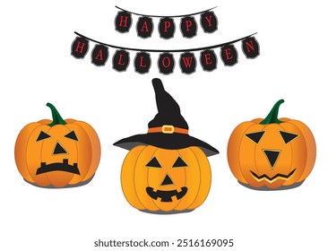 Happy Halloween Squash illustration october seasonal holidays