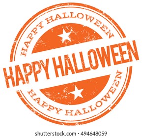 Happy Halloween stamp