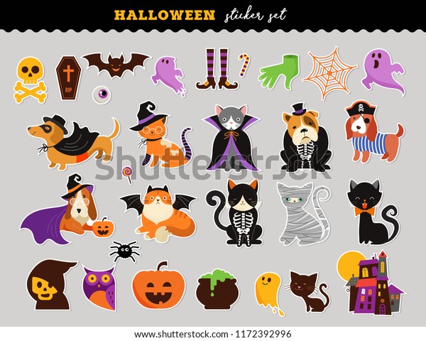 Cat Sticker Halloween Laptop Sticker Halloween Stickers Cat Stickers by brie Halloween Sticker