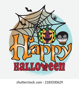 Happy Halloween Sublimation T-Shirt Design