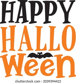 Happy halloween SVG T-shirt Design