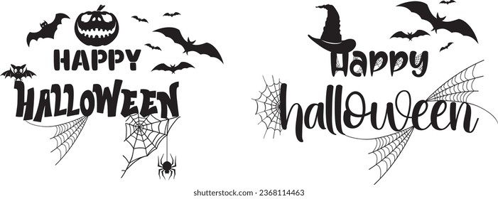 Happy Halloween SVG, Happy Halloween vector File, Happy Halloween Cut File