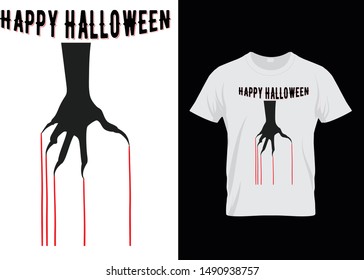 Happy Halloween T shirt Design Free