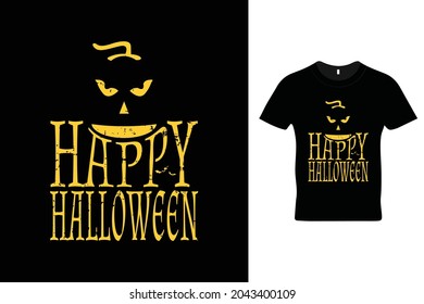 Happy Halloween t shirt design