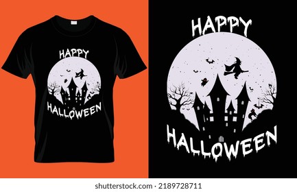 happy halloween. Halloween t Shirt Design.