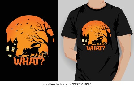 Happy halloween t shirt design