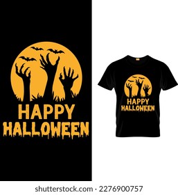 HAPPY HALLOWEEN T SHIRT DESIGN