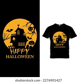 HAPPY HALLOWEEN T SHIRT DESIGN