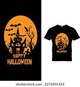 HAPPY HALLOWEEN T SHIRT DESIGN