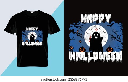 Happy Halloween t shirt design and vector.