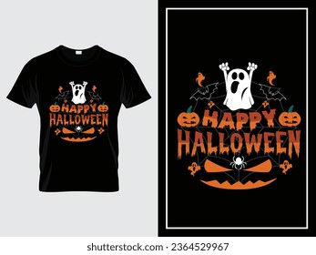Happy Halloween t shirt design illustration vector
