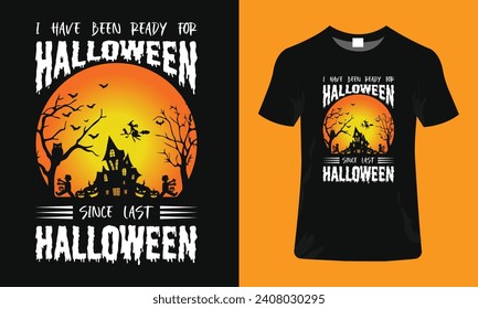 Imagen gráfica del vector de diseño de camisetas de Halloween