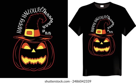 Happy Halloween T - Shirt Design for Halloween day T-Shirt Design

