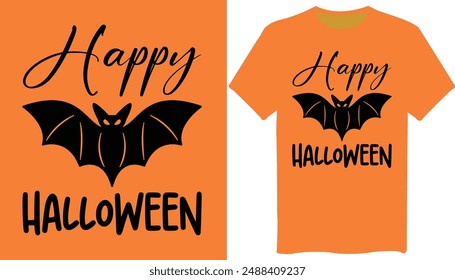 Happy Halloween T Shirt Design for Halloween day