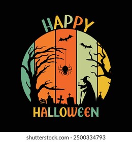 Happy Halloween T shirt Design