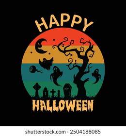 Happy Halloween T shirt Design
