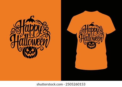 Fröhliches Halloween T-Shirt-Design. Perfekt für T-Shirt-Prints, Party-Outfits und festliche Dekorationen, die deinen Halloween-Feiern eine lustige und unheimliche Note verleihen.