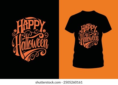 Fröhliches Halloween T-Shirt-Design. Perfekt für T-Shirt-Prints, Party-Outfits und festliche Dekorationen, die deinen Halloween-Feiern eine lustige und unheimliche Note verleihen.