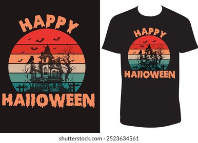 Happy Halloween t shirt design