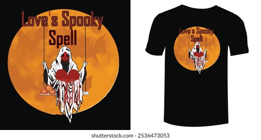 Vetor de design de camiseta feliz Halloween 