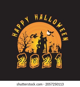 Happy Halloween t shirt vector design 
