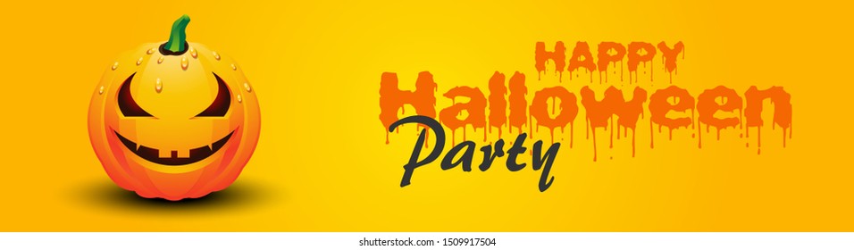Happy Halloween. Template design vector for posters, banners, invitations, greeting cards and backgrounds.