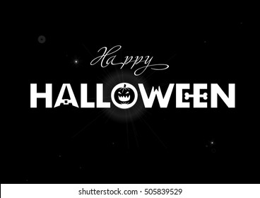 Happy Halloween text