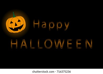 Happy Halloween text
