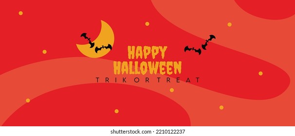 happy halloween text background suitable for halloween banner or related to halloween theme