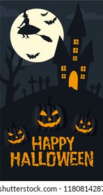 Happy Halloween Text Banner