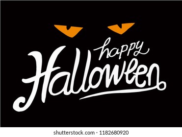 Happy Halloween Text Banner