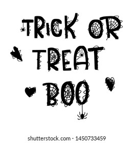 Happy Halloween Text Banner, Vector