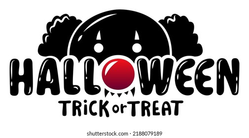 Happy Halloween Text Design, Vector