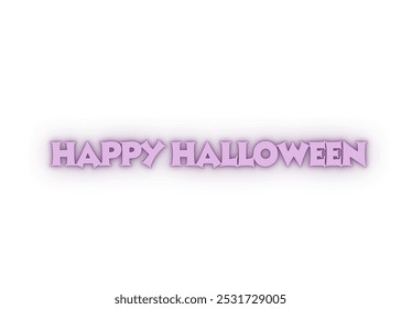 EPS: Un divertido diseño que presenta "Feliz Halloween" en tipografía audaz y festiva con motivos de Halloween como calabazas y murciélagos, perfecto para invitaciones y decoraciones de fiesta.