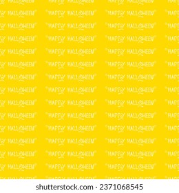 Fröhliches Halloween-Textsystem für ein tolles Urlaubsdesign. Oktoberwörter, Hintergrund, Papier oder Textilien