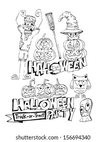 Happy Halloween theme and halloween background 