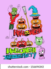 Happy Halloween theme and halloween background 