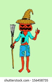 Happy Halloween theme and halloween background pumpkin ghost