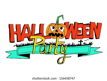 Happy Halloween theme and halloween background pumpkin ghost