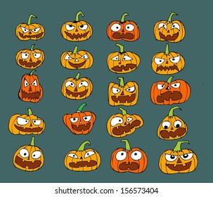 Happy Halloween theme and halloween background pumpkin ghost