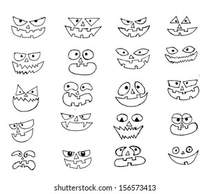 Happy Halloween theme and halloween background pumpkin ghost