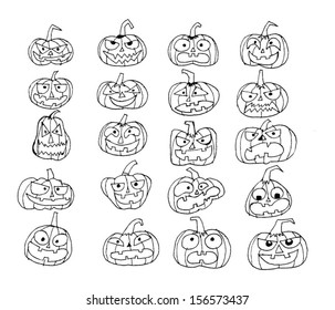 Happy Halloween theme and halloween background pumpkin ghost