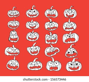 Happy Halloween theme and halloween background pumpkin ghost