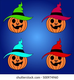 Happy halloween theme. Halloween Background. Vector illustration.