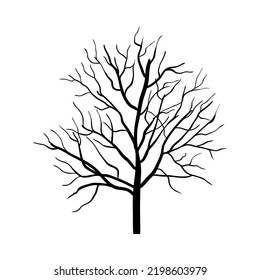 Feliz elemento de árbol de temas de halloween. Ilustración vectorial.