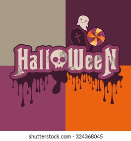 Happy Halloween title.