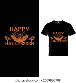 Happy halloween trendy t-shirt desing