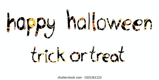 Happy Halloween, Trick or treat
