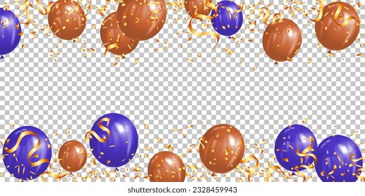 happy halloween trick or treat with balloons halloween website spooky, background or banner halloween template. vector illustration EPS10